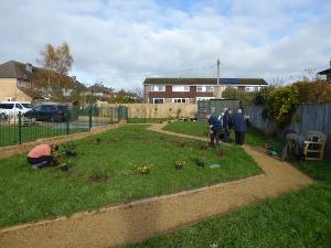 View pf planting a ring of trees