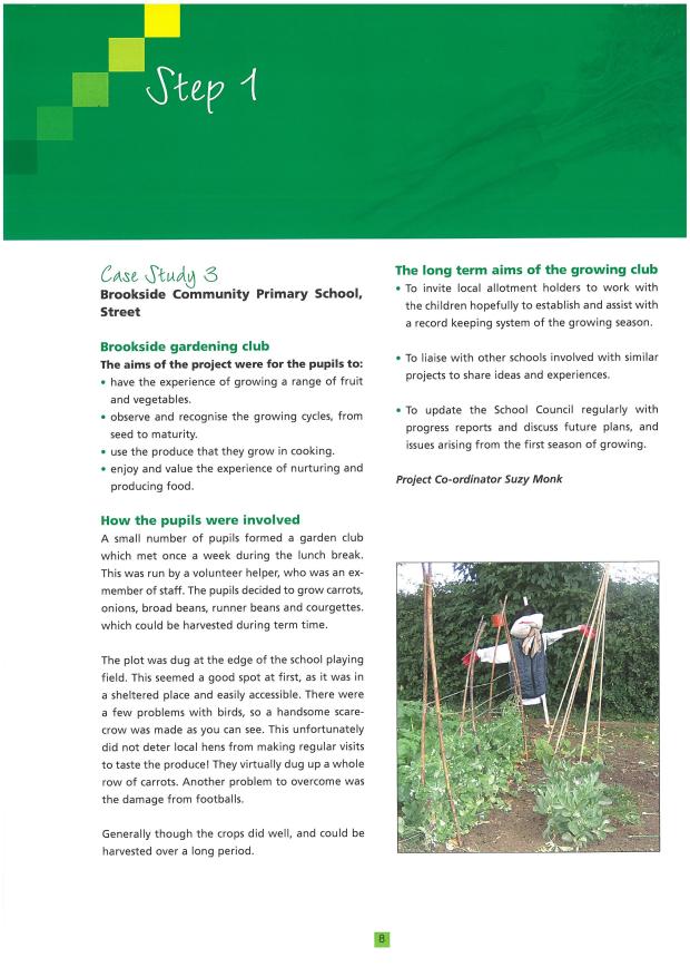 Step 1 - case study brookside primary school