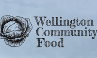 Wellington community food logo with cabbage