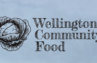 Wellington community food logo with cabbage