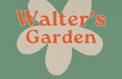 Walter's Garden Langport Logo with flower motif