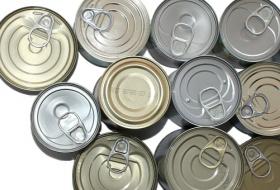 top of tin cans