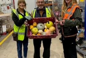 fareshare team with box of squash